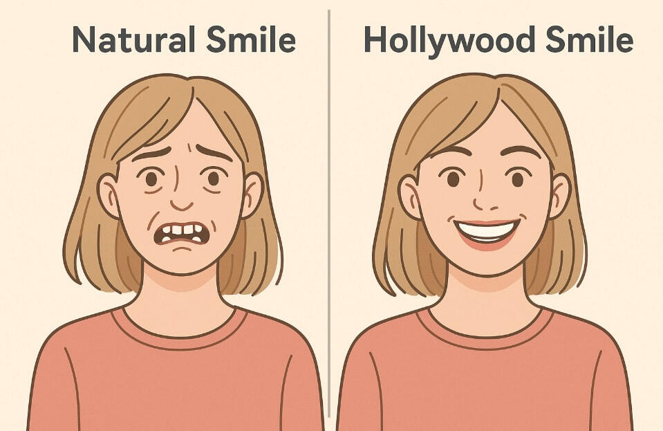 sorriso di hollywood necessario