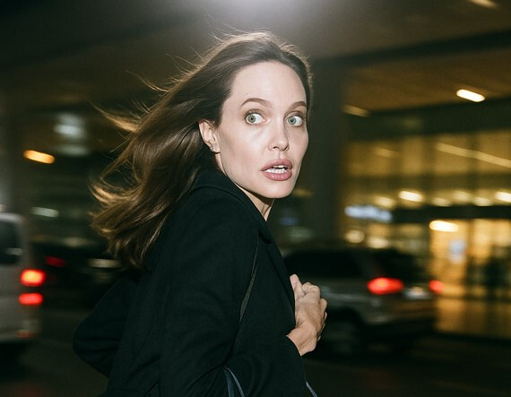 angelina jolie with new teeth at istanbul airport