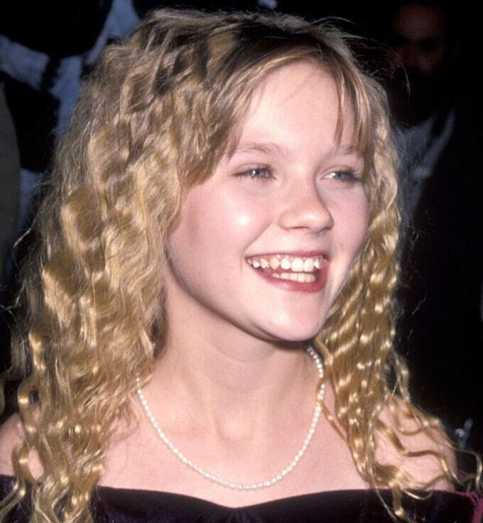 kirsten dunts teeth in 1994