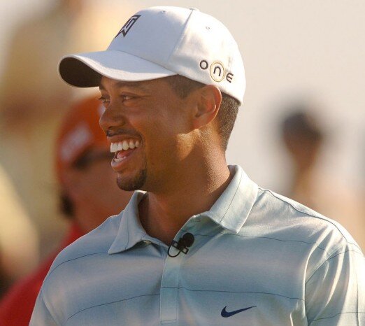 tiger woods teeth in 2005