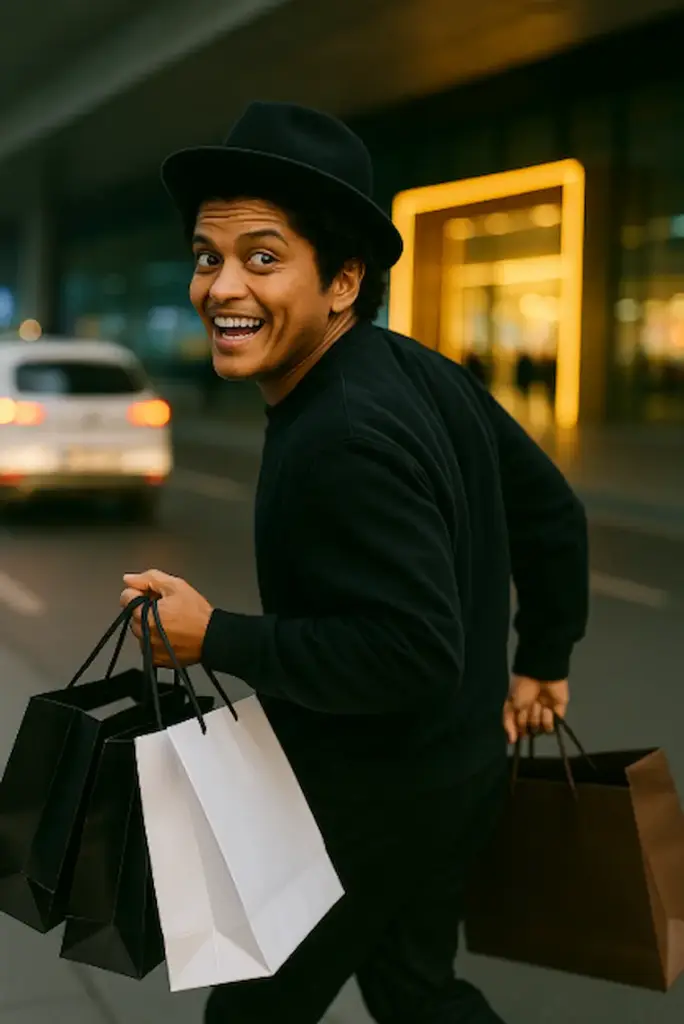bruno mars at istanbul airport