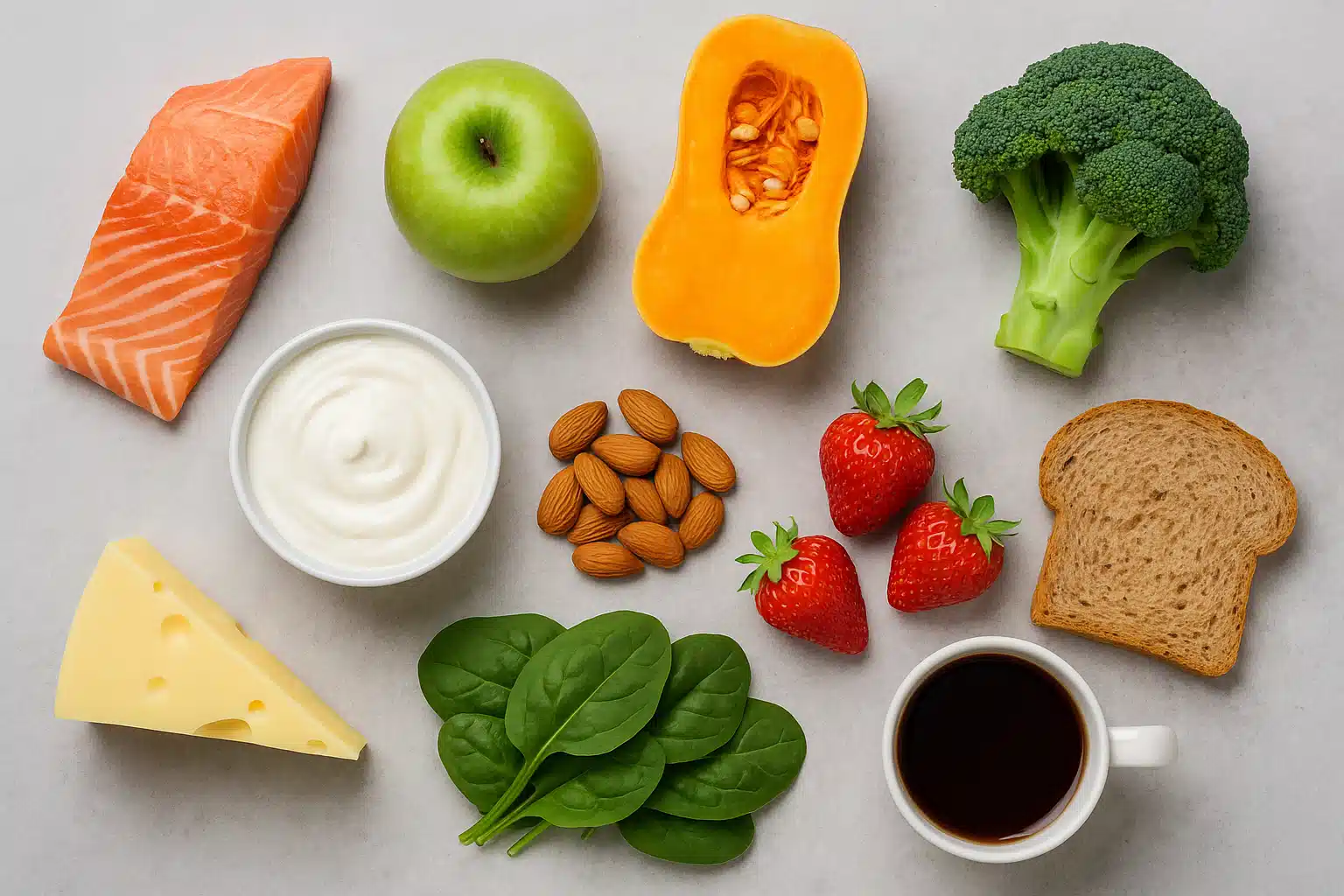 non acidic and acidic foods 