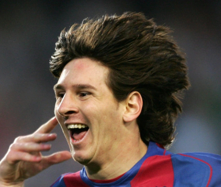 lionel messi teeth 2005